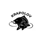 Nalepka za avto krapolov z napisom