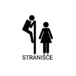 Smešne oznake za wc stranišče