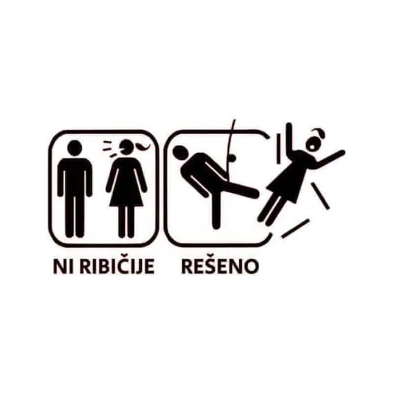 Zabavna ribiška nalepka za ribiče