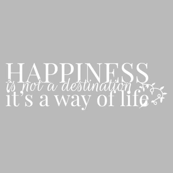 dekorativna stenska nalepka happiness