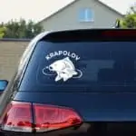 krapolov nalepka za avto