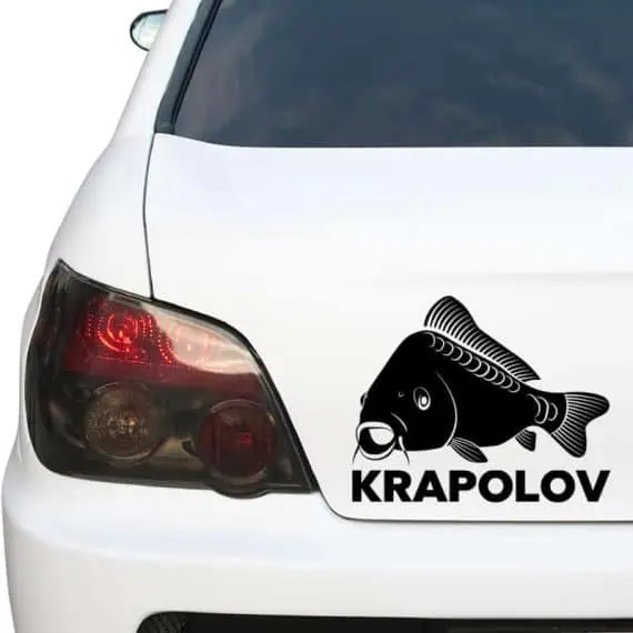 krapolov nalepka za avto