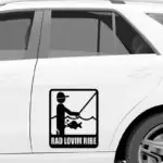 nalepka ribič rad lovim ribe