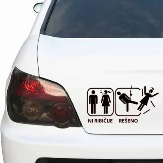 nalepka za ribiče smešna