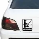 ribiška nalepka za avto rad lovim ribe