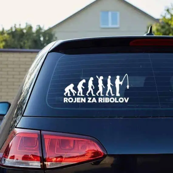 ribiška nalepka za ribolov