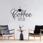 stenska nalepka coffee break