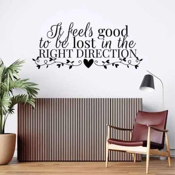 stenska nalepka dekorativna za steno feels good