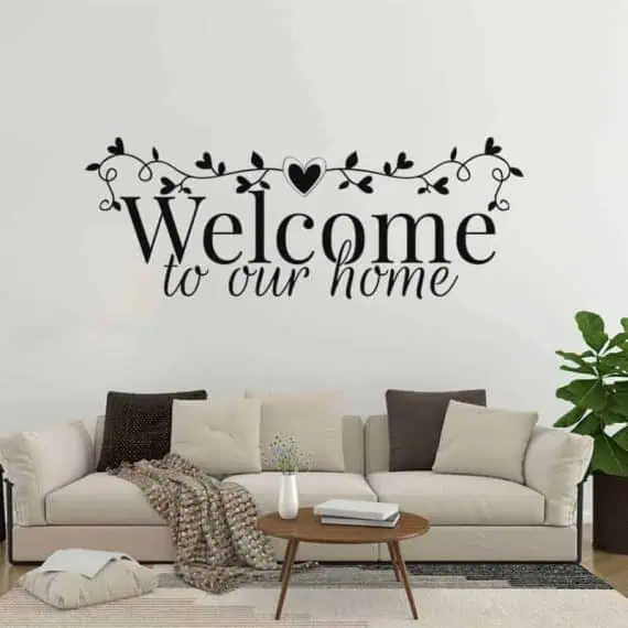 stenska nalepka welcome