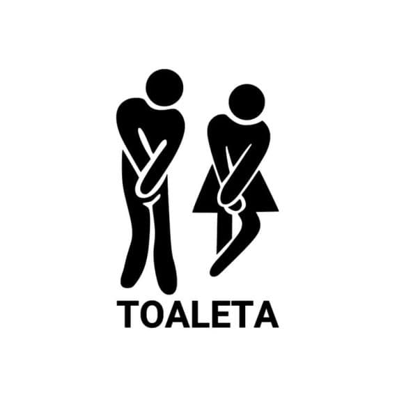toaleta nalepka za wc vrata