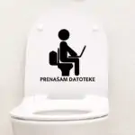 wc nalepka za pokrov prenašam datoteke