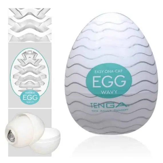 Masturbator za moške TENGA EGG WAVY