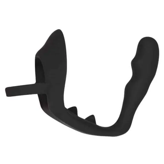 črni obroč za penis za moške z masiranjem p točke