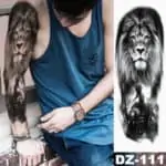 Sparta začasni tattoo za celo roko
