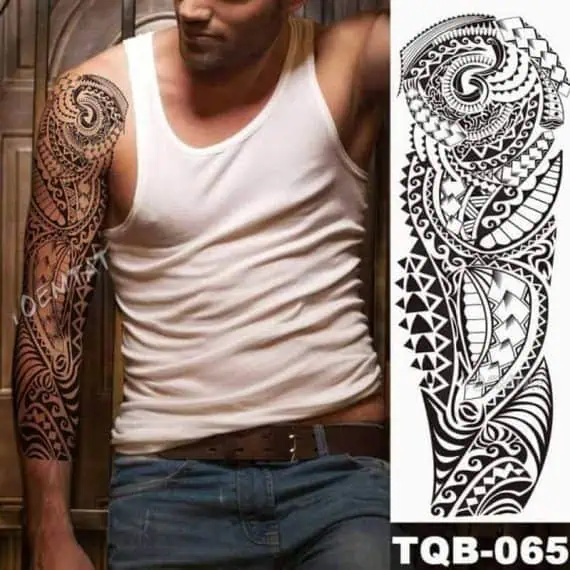 Začasne tettovaže set sleeve