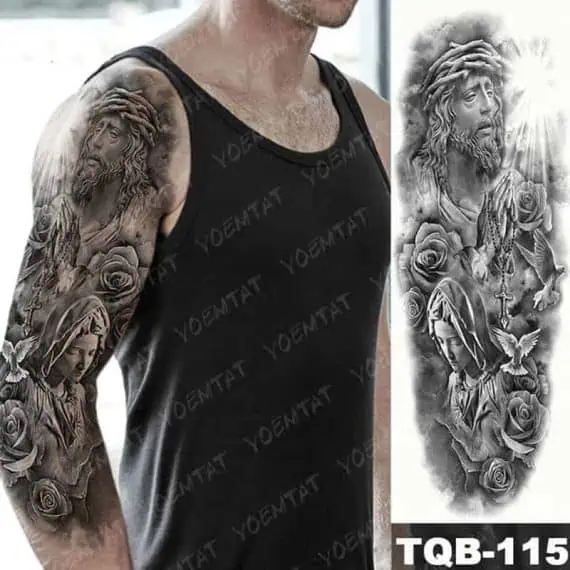 Začasni tattoo svoboda in vera