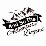 nalepka za avtodom adventure begins
