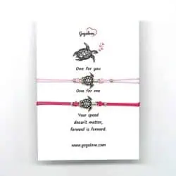 zapestnica prijateljstva želvica za srečo