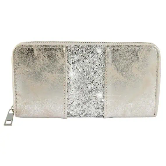 Bleščeča ženska denarnica imitacija usnja