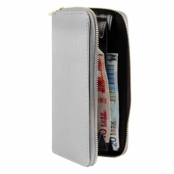 Minimalistična ženska denarnica Siva barva