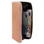 Minimalistična ženska denarnica bež barva