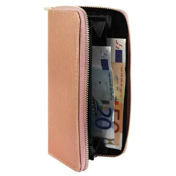 Minimalistična ženska denarnica bež barva