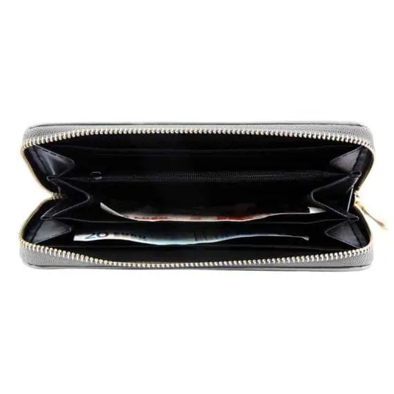 Minimalistična ženska denarnica notranjost