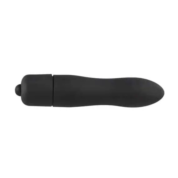 Prenosni črni vibrator za ženske