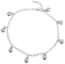 Zapestnica za nogo Rožice