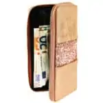 Ženska denarnica z bleščicami velikost denarnice