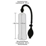 velikost pumpice penisa za moške