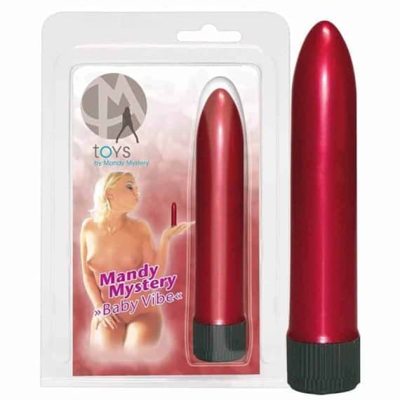 vibrator za ženske rdeče barve v obliki metka