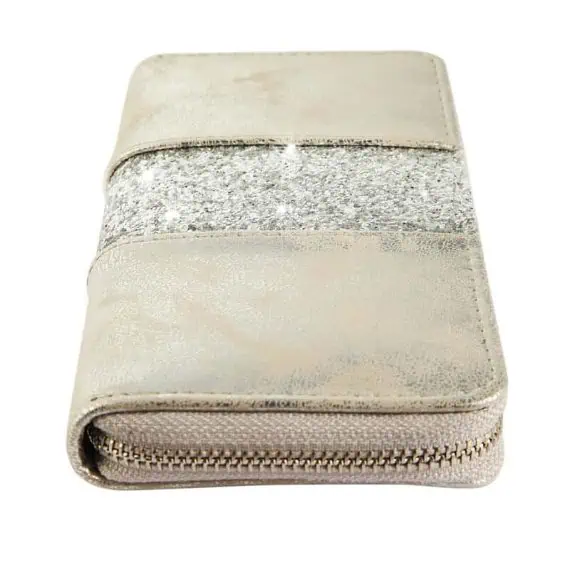 ženska denarnica bleščeče zlata barva