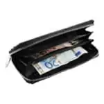 Ženska denarnica Črtasta imitacija usnja