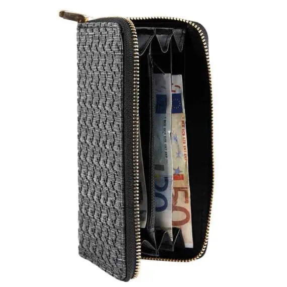 Ženska denarnica GOX Black imitacija usnja