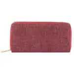 Ženska denarnica platnena denarnica Rdeča barva