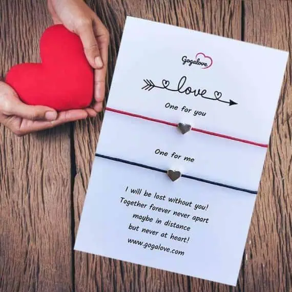 Zapestnica za pare mali srček