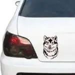 Shiba inu nalepka za avtomobil