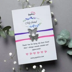 Zapestnica prijateljstva Metuljček za prijateljice