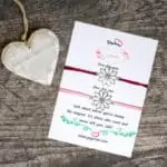 Zapestnica za prijateljice Marjetica roza barva