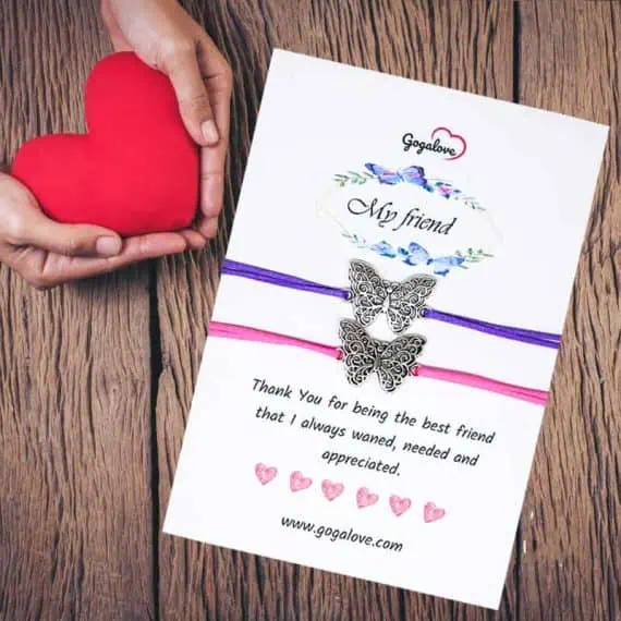 Zapestnica za prijateljice metuljčki