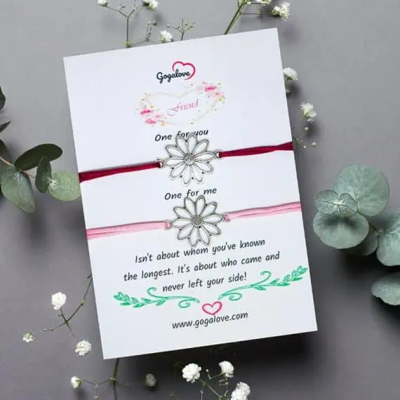 Zapestnica za prijateljice prekrasna Marjetica