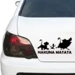 hakuna matata nalepka za avto