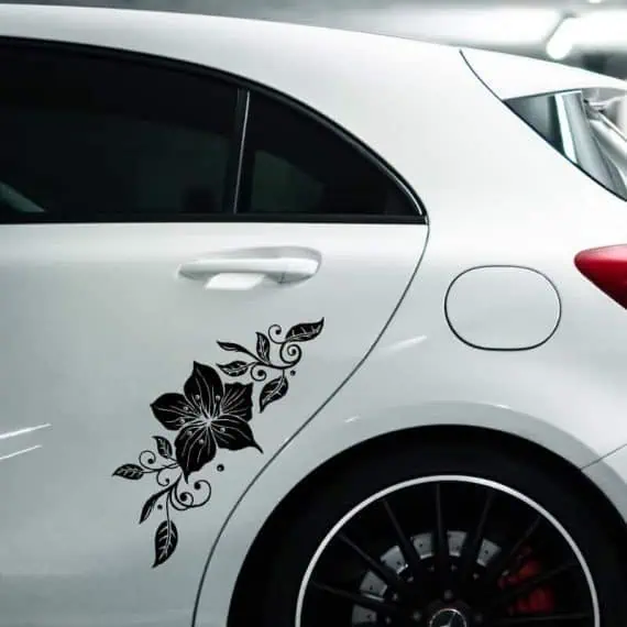 nalepka cvet za avto