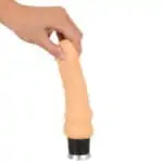 realistični vibrator v obliki penisa naravni