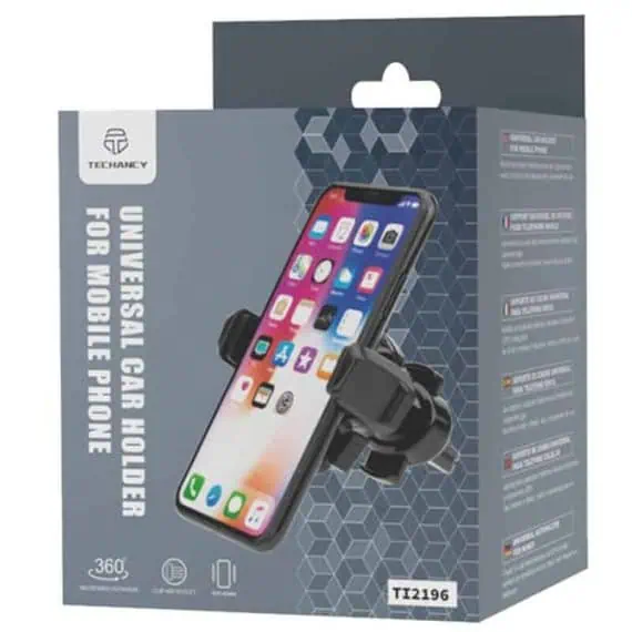 telefonsko držalo za pritdritev na ventilator