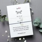 Zapestnica prijateljstva Sidro modro bela