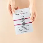 Zapestnica prijateljstva in zvestobe simbol lotosa