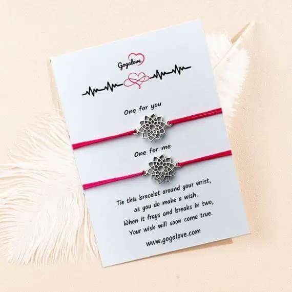 Simbol prijateljstva zapestnica prijateljstva lotos