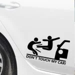 dont touch my kart nalepka za avto